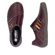 Rieker 52560-30 Purple Slip on Shoes