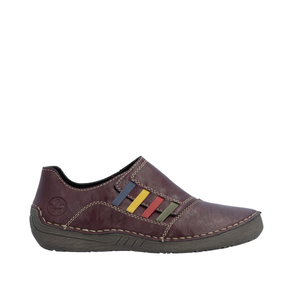 Rieker 52560-30 Purple Slip on Shoes