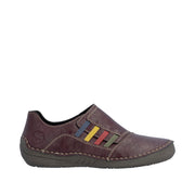 Rieker 52560-30 Purple Slip on Shoes