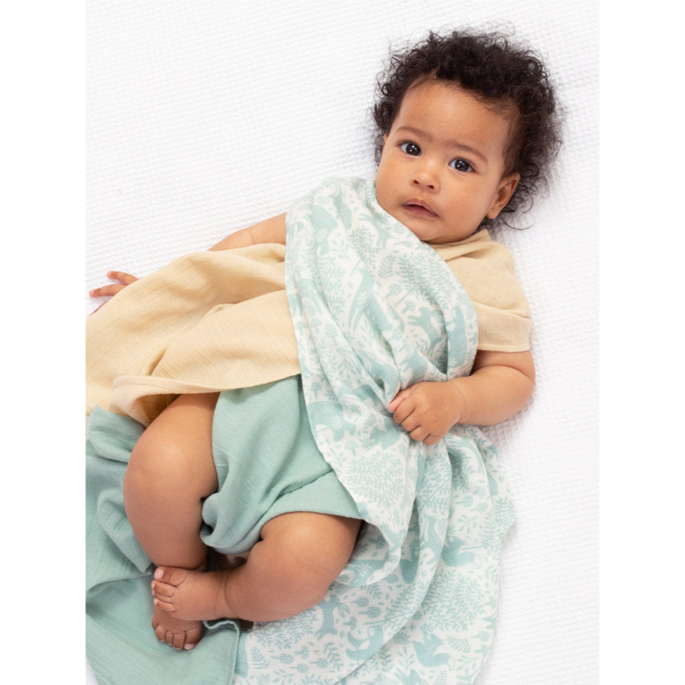 Kite Woodland Walk Muslins Multi (53-1631-BUA)