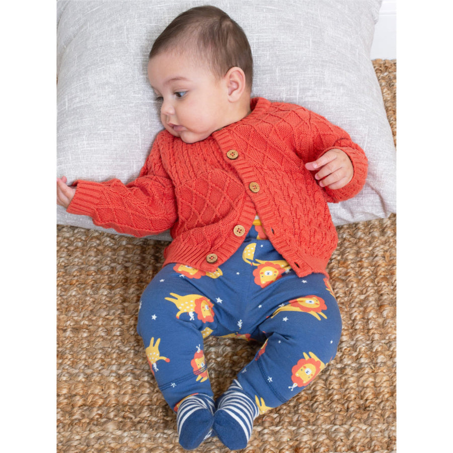 Kite My First Cardi Burnt Orange Orange (53-8117-BUK)