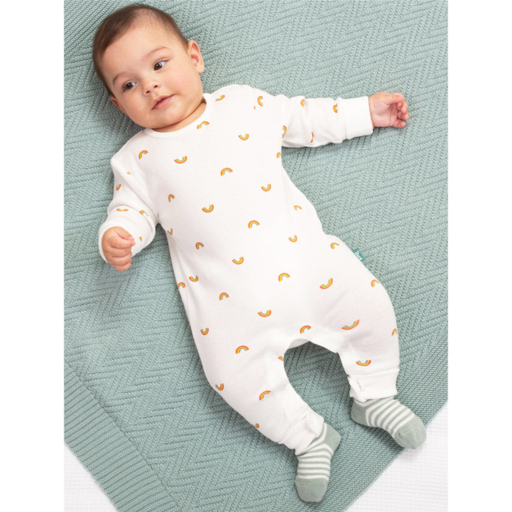 Kite Little Rainbow Romper Cream (53-8819-BUR)