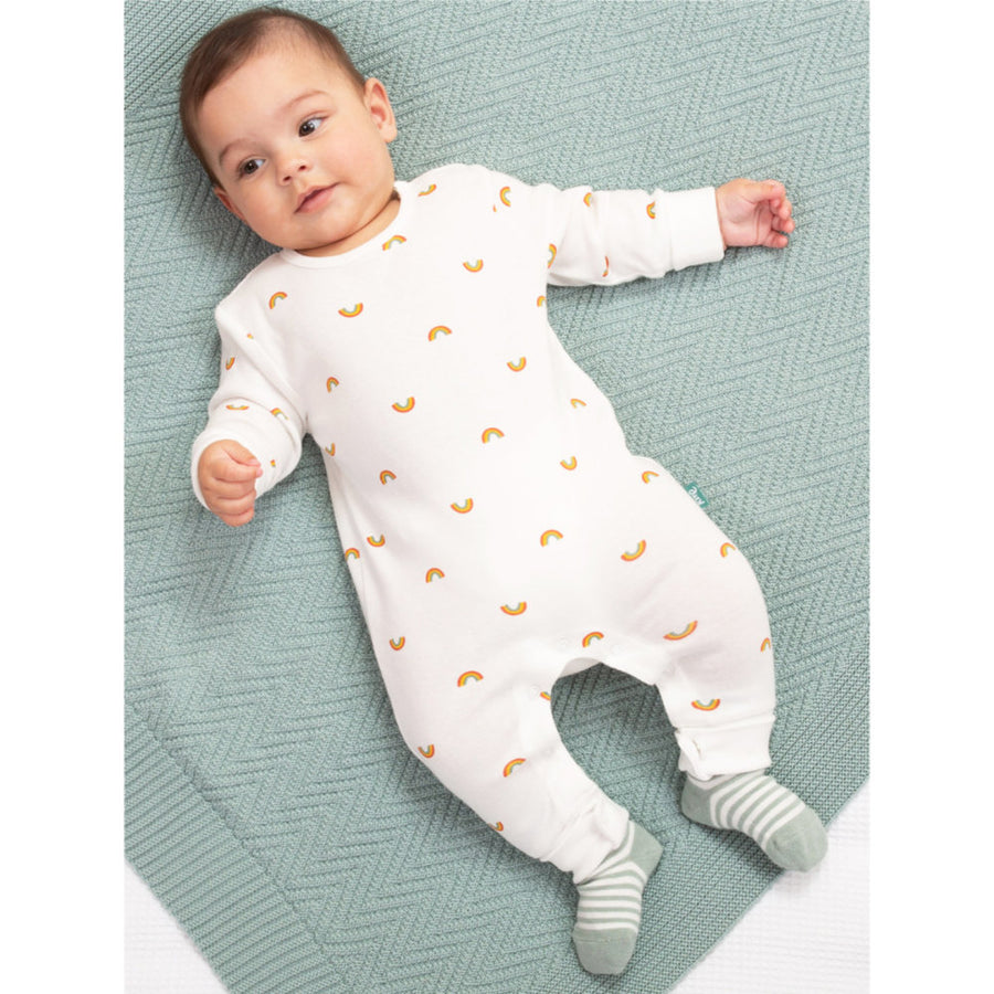 Kite Little Rainbow Romper Cream (53-8819-BUR)