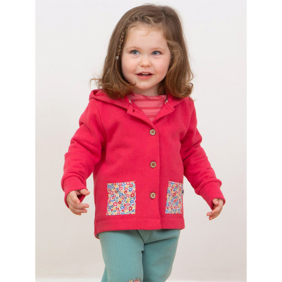 Kite Ditsy Tales Hoody Pink (53-9571-YGF)