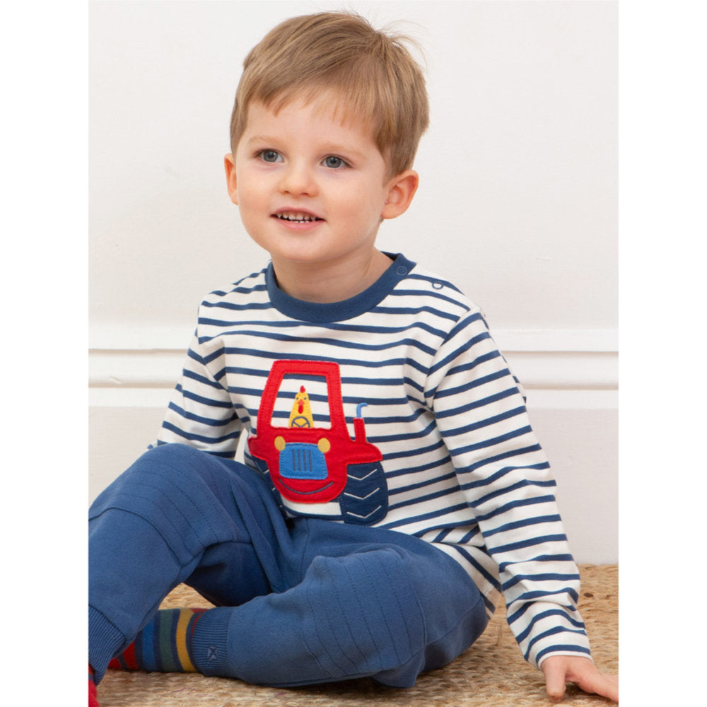 Kite Farmer Cluck Cluck T-Shirt Navy (53-9711-YBT)