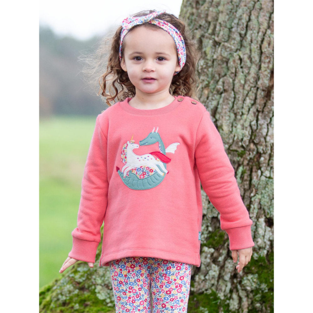 Kite Folktale Friends Sweatshirt Pink (53-F607-AGF)