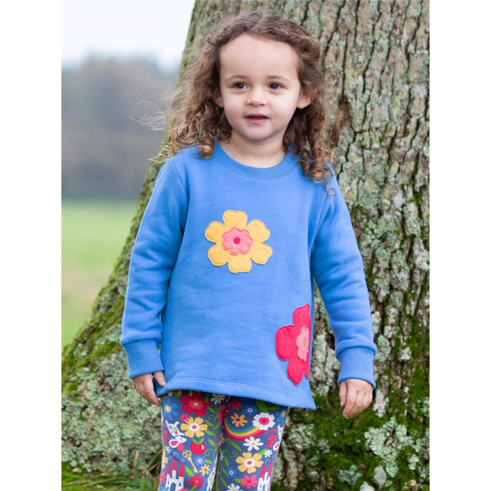 Kite Flower Power Sweatshirt Blue (53-F693-AGF)