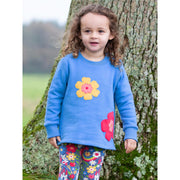 Kite Flower Power Sweatshirt Blue (53-F693-AGF)