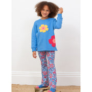 Kite Flower Power Sweatshirt Blue (53-F693-AGF)