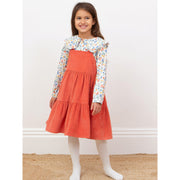 Kite Waterfall Pinafore Orange (53-F975-AGD)