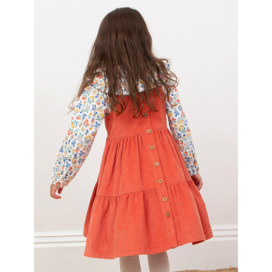 Kite Waterfall Pinafore Orange (53-F975-AGD)