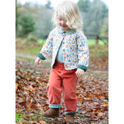 Kite Fairy Flowers Quilted Jacket Green (53-T433-AGO)