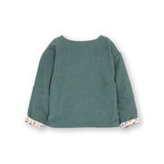 Kite Fairy Flowers Quilted Jacket Green (53-T433-AGO)