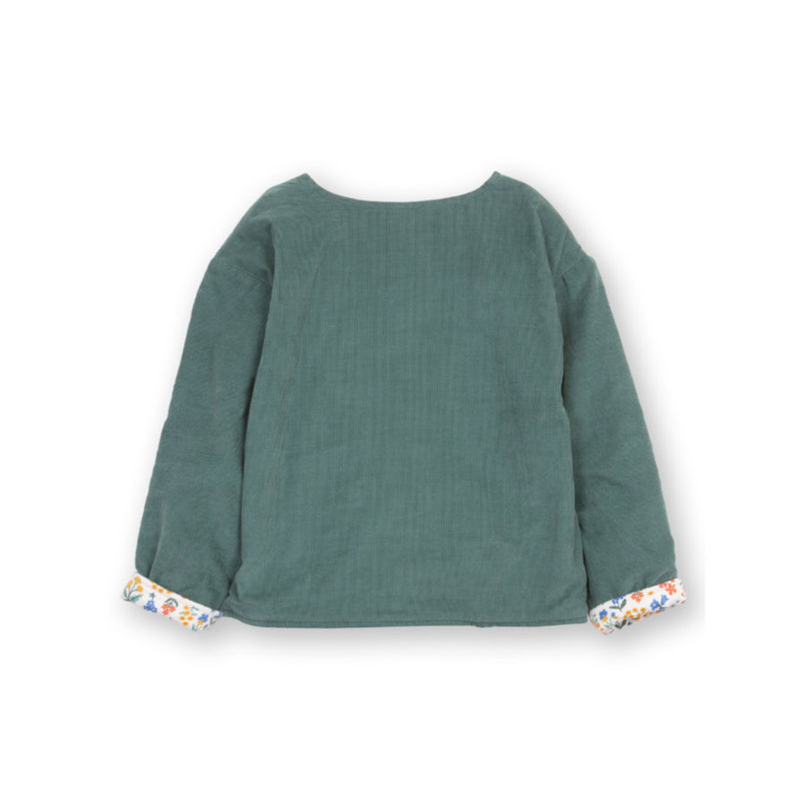 Kite Fairy Flowers Quilted Jacket Green (53-T433-AGO)