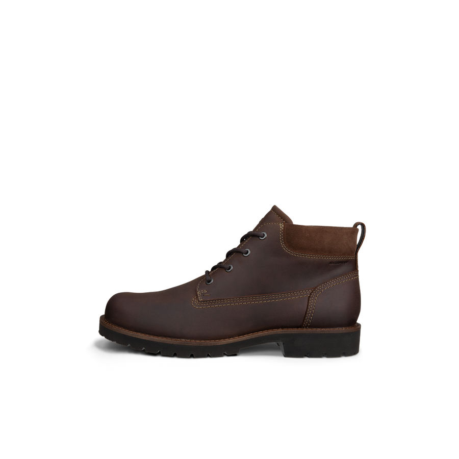 Ecco 535314-55778 Charlestown Waterproof Chukka Cocoa / Brown Boots