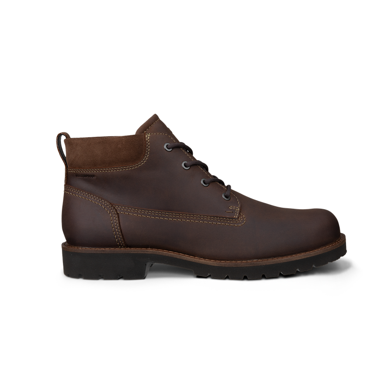 Ecco 535314-55778 Charlestown Waterproof Chukka Cocoa / Brown Boots