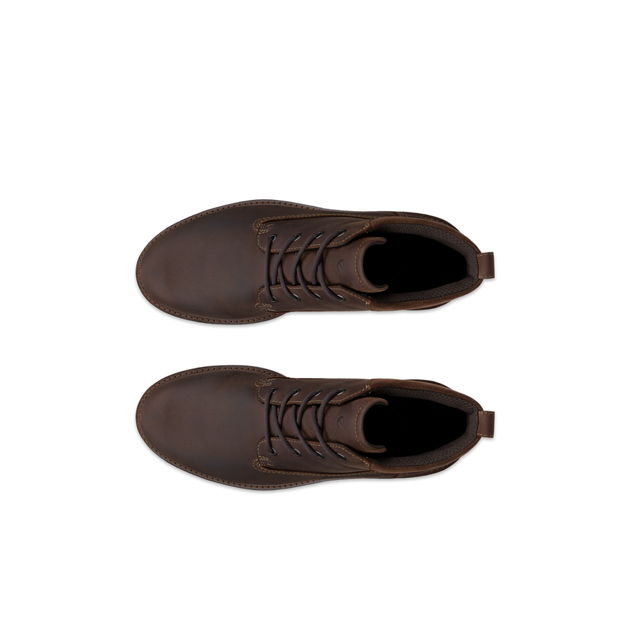 Ecco 535314-55778 Charlestown Waterproof Chukka Cocoa / Brown Boots