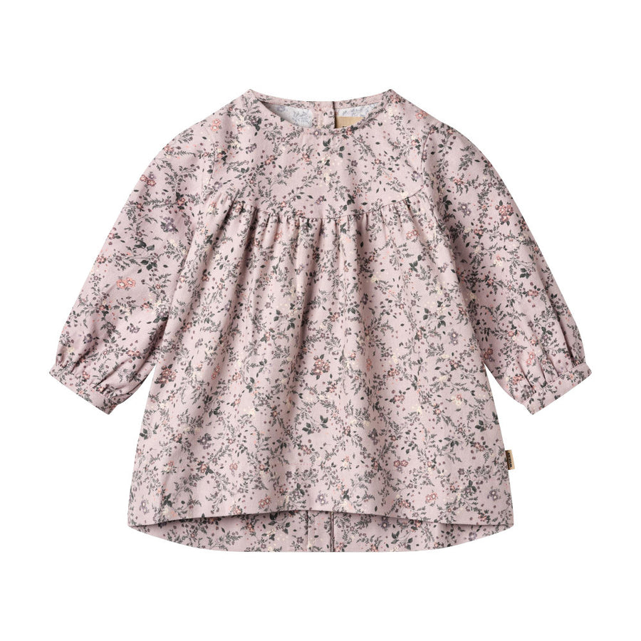 Wheat Dress L/S Fenja - 9559 Lilac Checked Flowers
