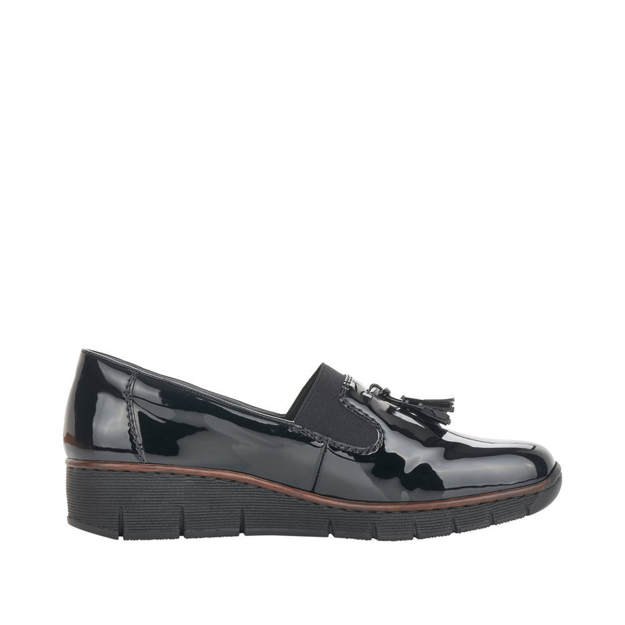 Rieker 53751-00 Womens Black Shoes
