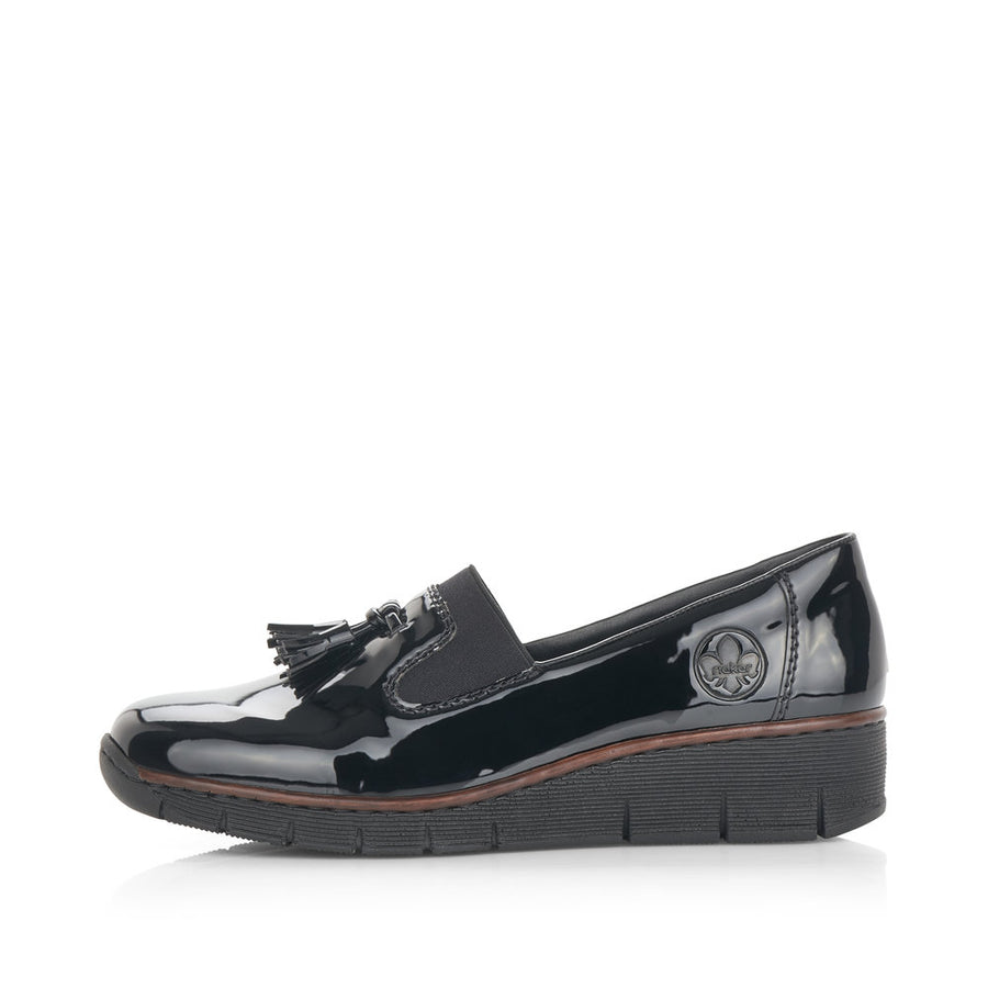 Rieker 53751-00 Womens Black Shoes