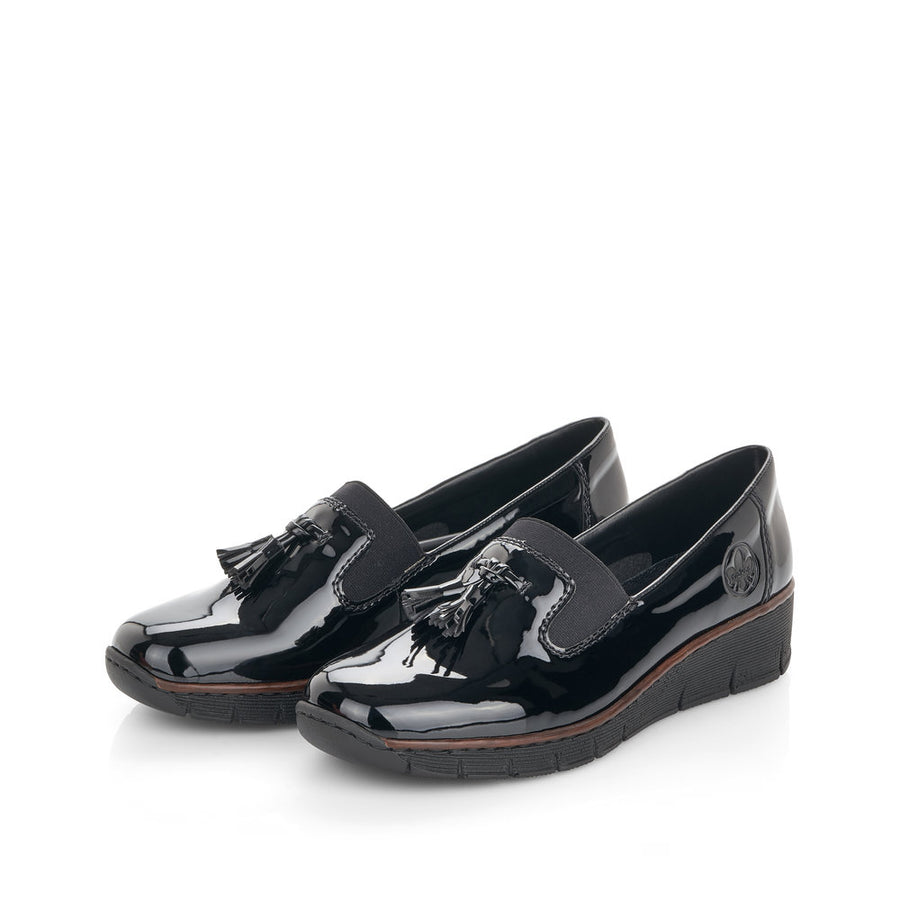 Rieker 53751-00 Womens Black Shoes