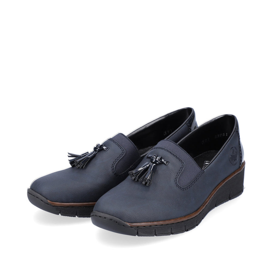 Rieker 53751-14 Womens Navy Shoes