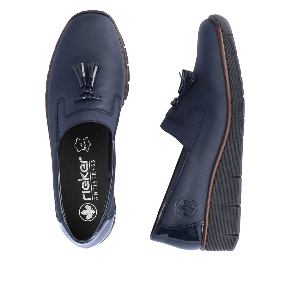 Rieker 53751-14 Womens Navy Shoes