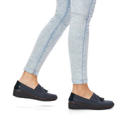Rieker 53751-14 Womens Navy Shoes