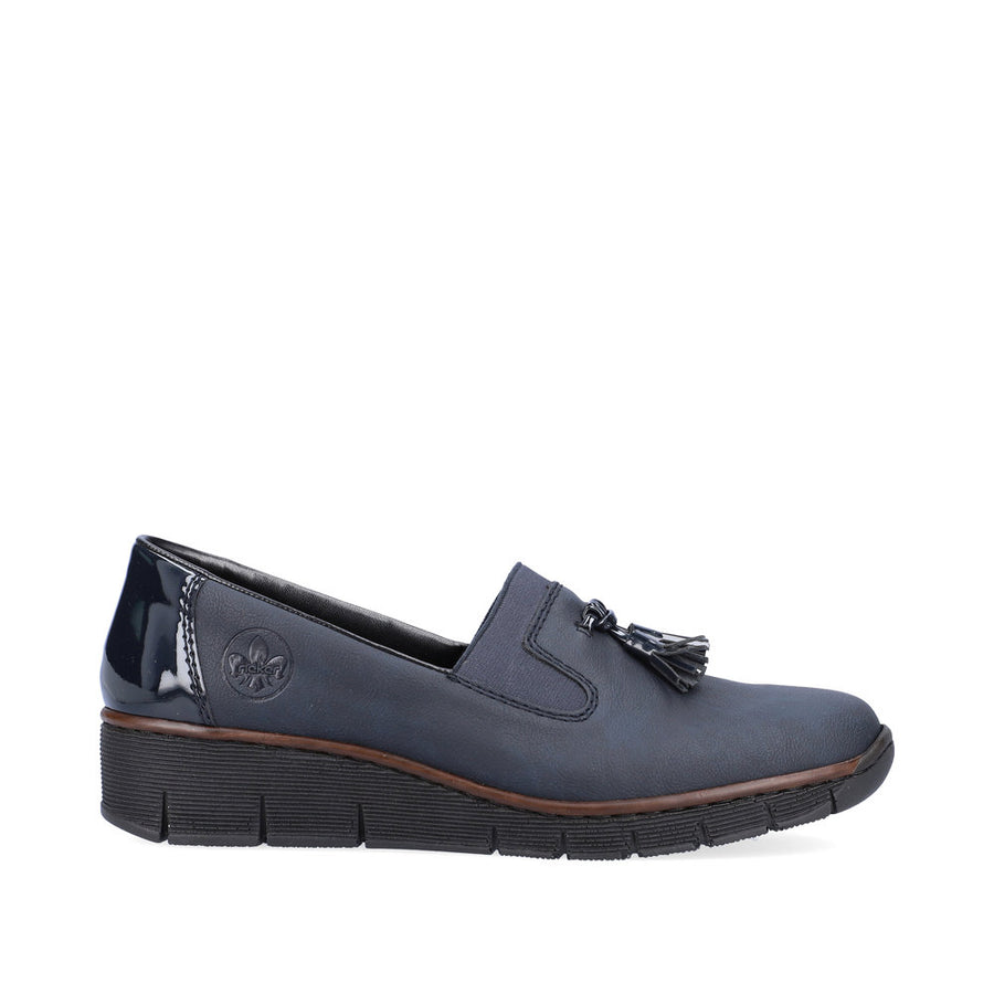 Rieker 53751-14 Womens Navy Shoes