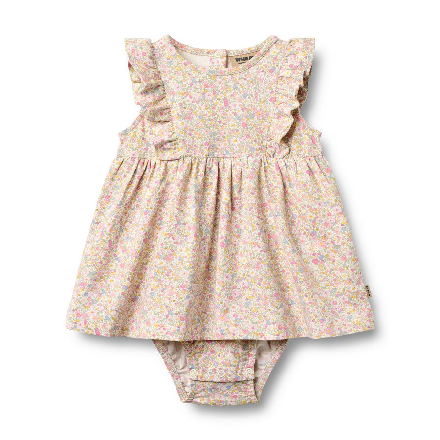 Wheat Jersey Dress Suit Vianna - 5570-180 9637 Blush Flower Meadow