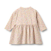 Wheat Jersey Dress L/S Sessa - 5629-180 9637 Blush Flower Meadow