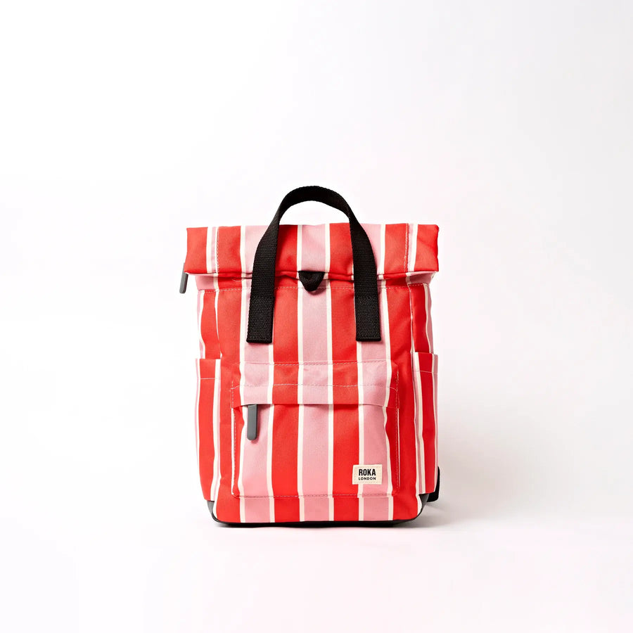 Roka Canfield Backpack in Seaside Stripe Canvas