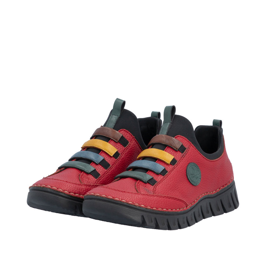 Rieker 57550-33 Red Slip on Shoes