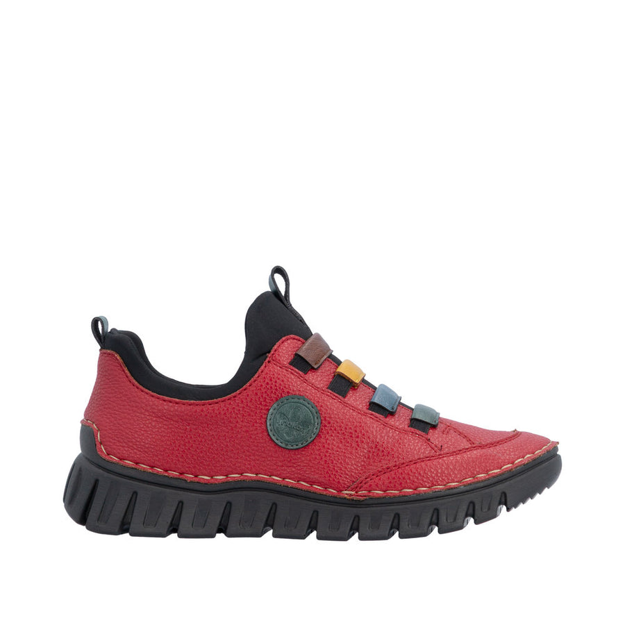 Rieker 57550-33 Red Slip on Shoes