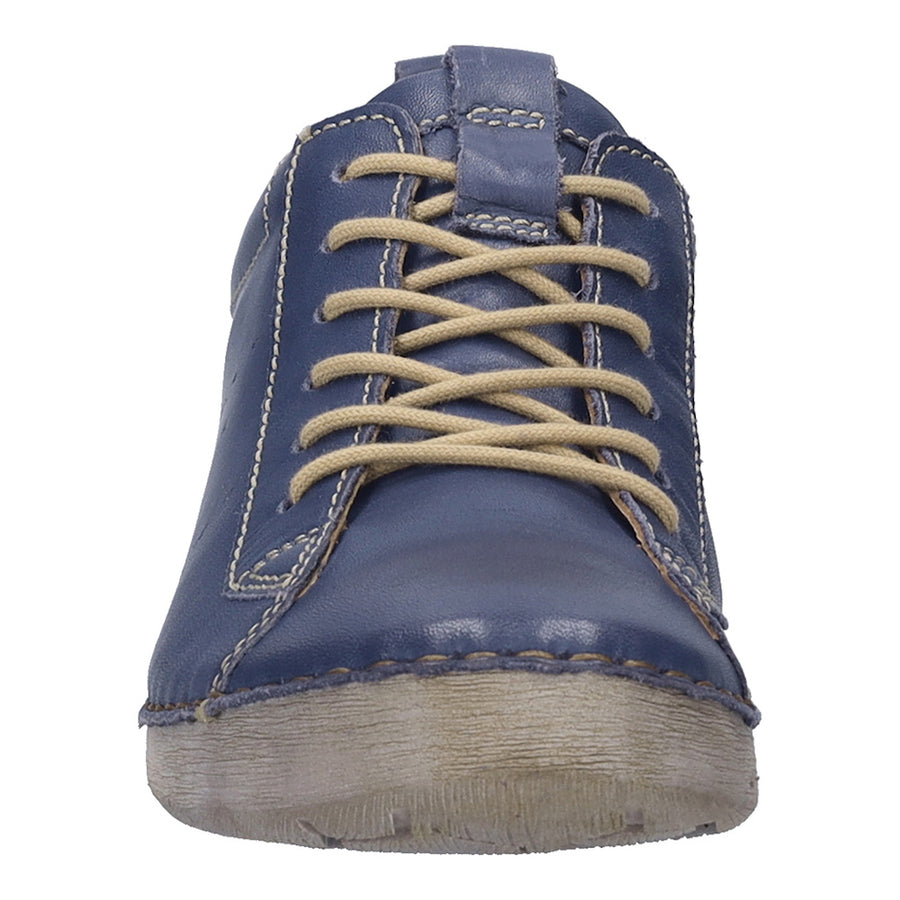 Josef Seibel Fergey 56 Blue Leather Shoes
