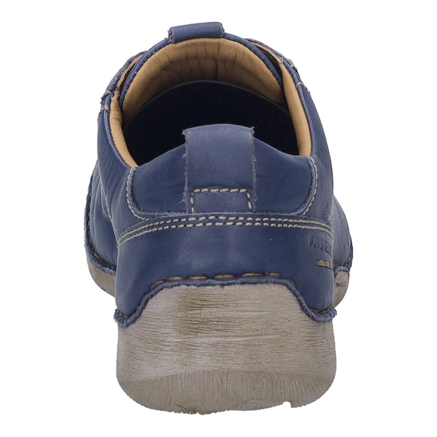 Josef Seibel Fergey 56 Blue Leather Shoes