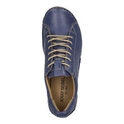 Josef Seibel Fergey 56 Blue Leather Shoes