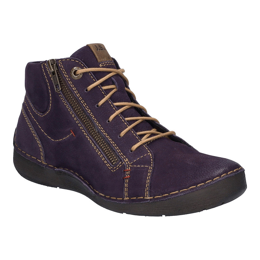 Josef Seibel Fergey 67 Purple Ankle Boots