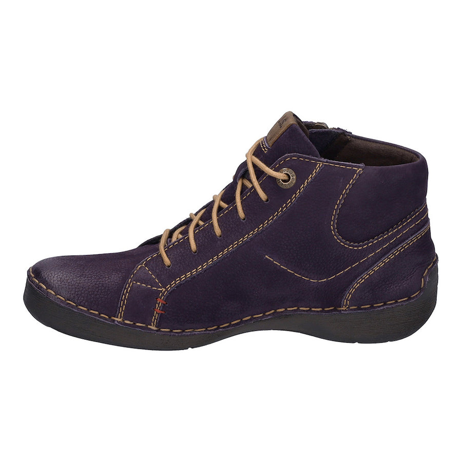 Josef Seibel Fergey 67 Purple Ankle Boots