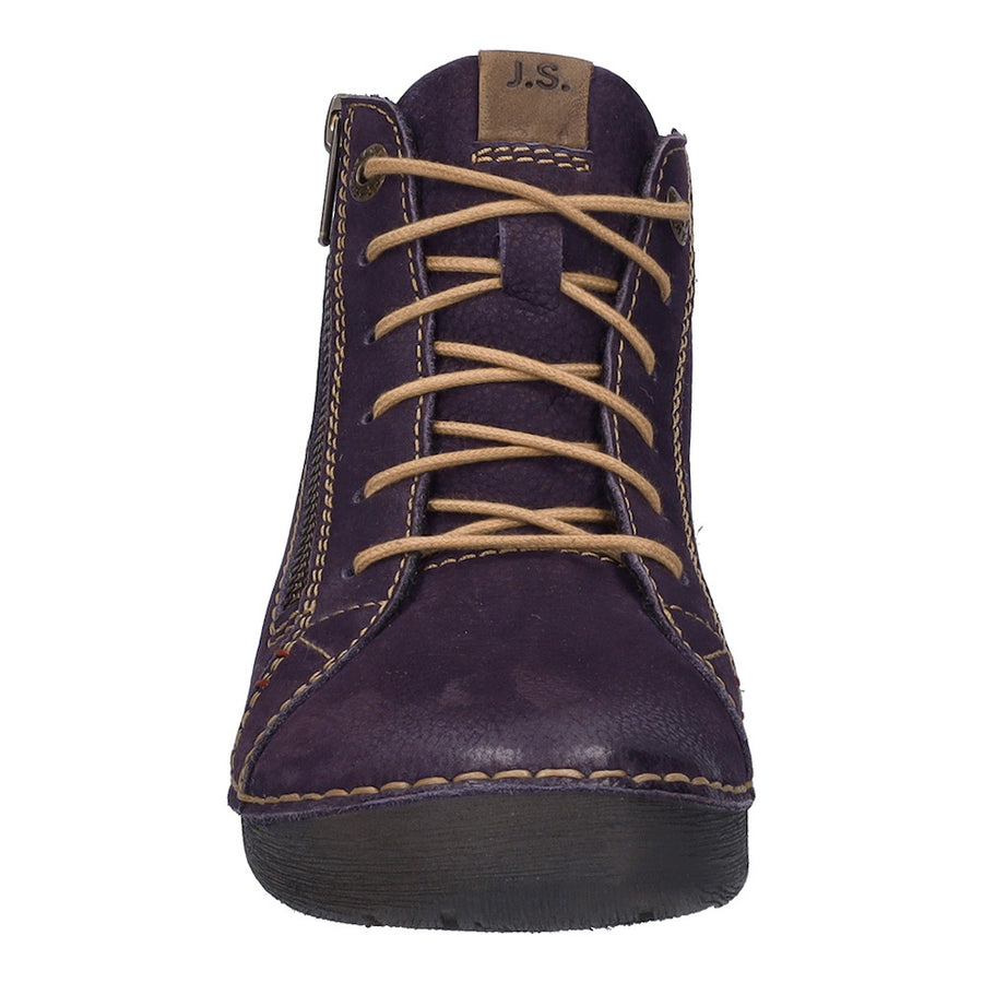 Josef Seibel Fergey 67 Purple Ankle Boots