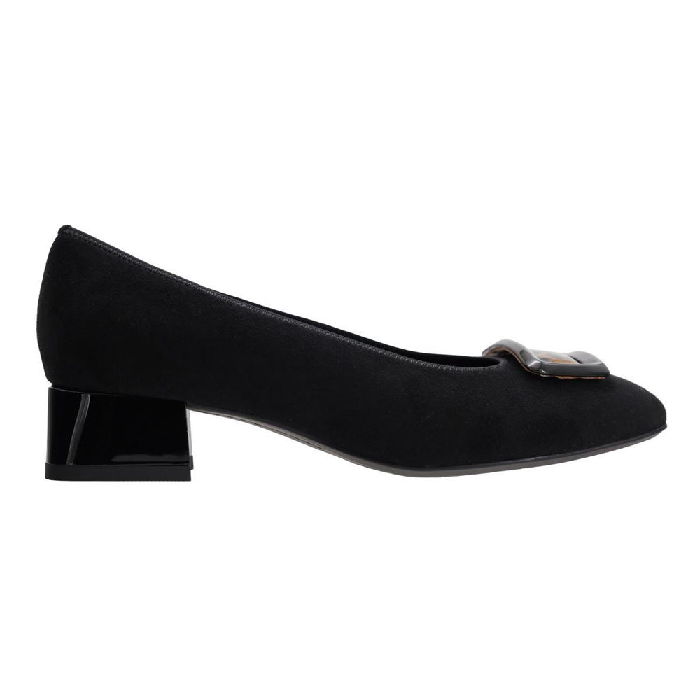 Ara 1220423-11 Black Wide Fit Court Shoes