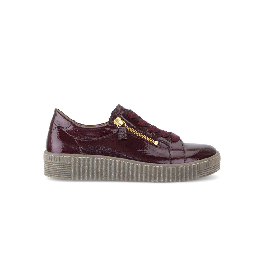 Gabor 6010.02.016 WISDOM Mulberry Patent Sneakers