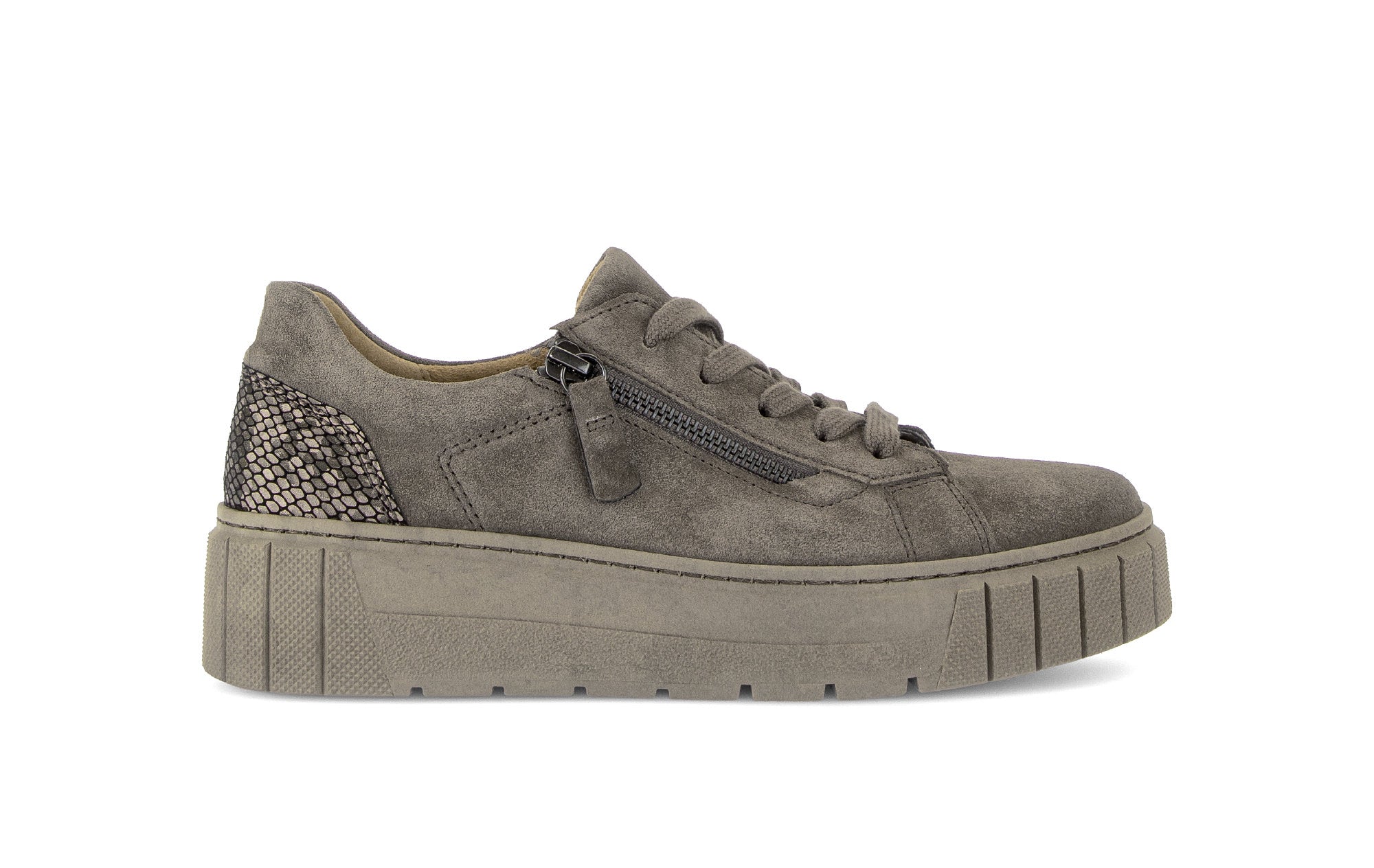 Gabor 6017.03.004 FERRY Wide Fit Olive Chunky Sneakers