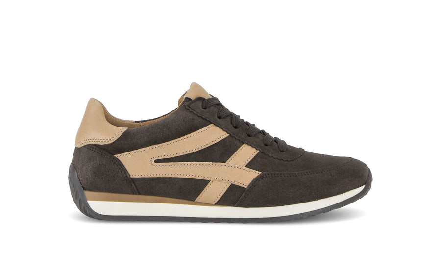 Gabor 6032.01.003 Globe Wide Fit Mocca/Sand Trainers