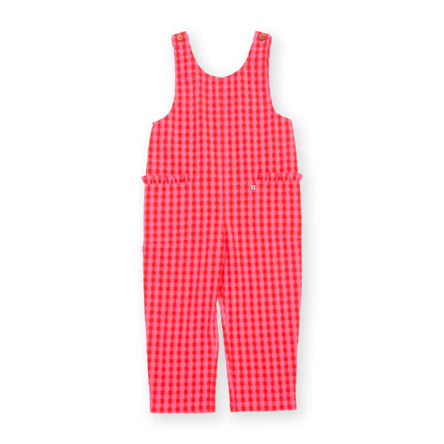 Kite Gingham Dungarees Pink (61-9146-OGP)