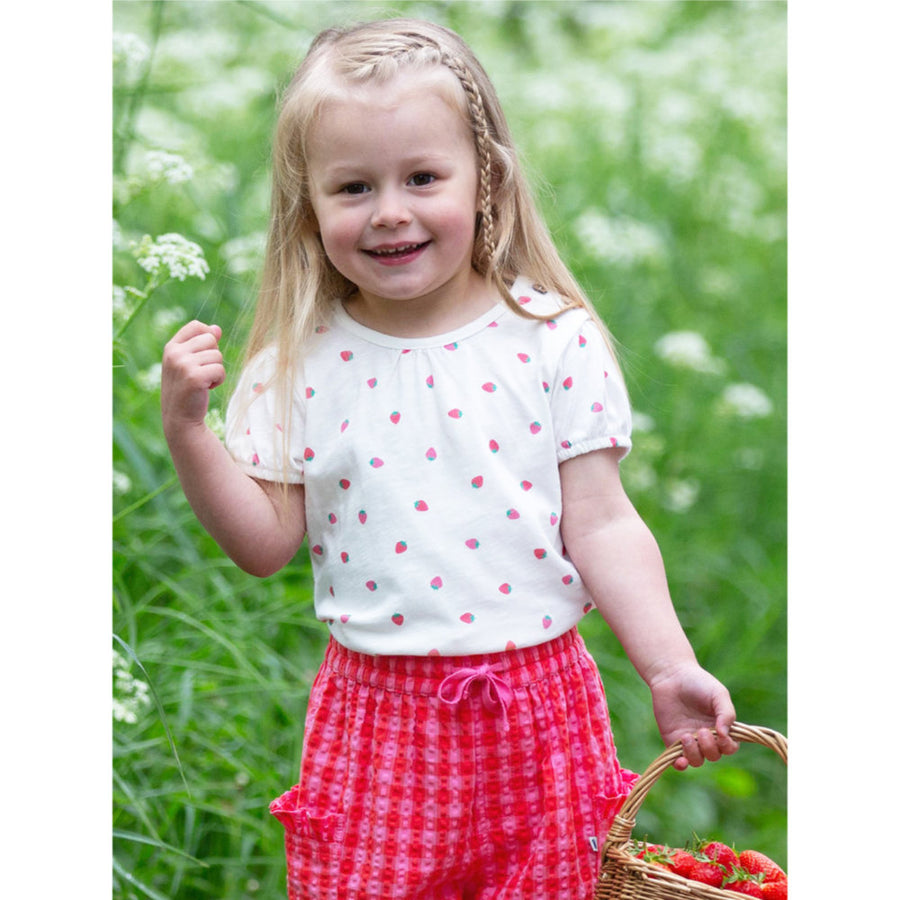 Kite Berry Dot T-Shirt Cream (61-9923-YGT)