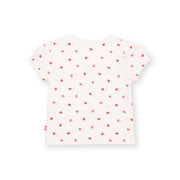 Kite Berry Dot T-Shirt Cream (61-9923-YGT)