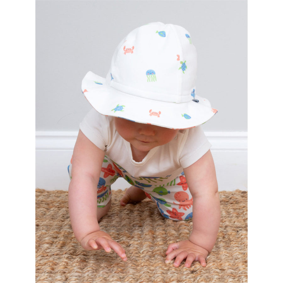Kite Under The Sea Sun Hat Cream (62-3670-BUA)