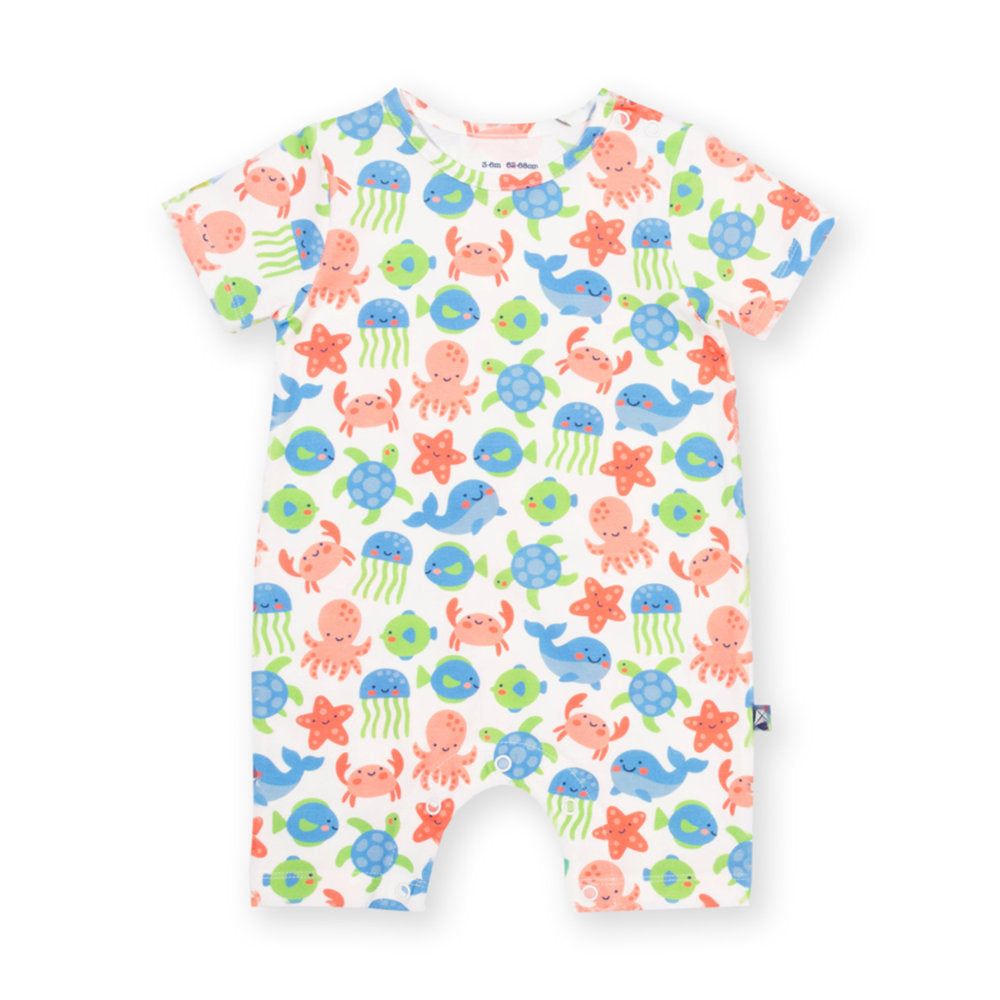 Kite Under The Sea Romper Multi (62-8687-BUR)