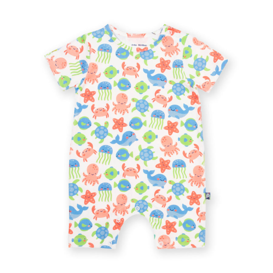 Kite Under The Sea Romper Multi (62-8687-BUR)